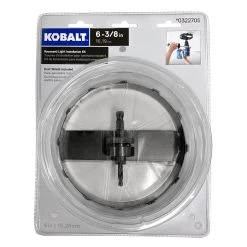 Kobalt Hole Saws & Kits 6-3/8-in Carbide-Grit Arbored Recessed Lighting Hole Saw