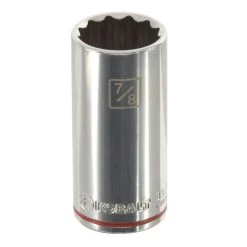 Kobalt Sockets & Socket Sets Standard (SAE) 3/8-in Drive 12-point 7/8-in Deep Socket