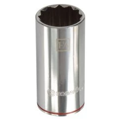 Kobalt Sockets & Socket Sets Standard (SAE) 1/2-in Drive 12-point 1-1/16-in Deep Socket