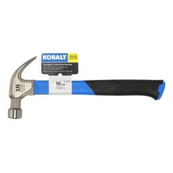 Kobalt Hammers 16-oz Smoothed Face Steel Head Fiberglass Claw Hammer -Hot Sale Kobalt Shop 02953701 scaled