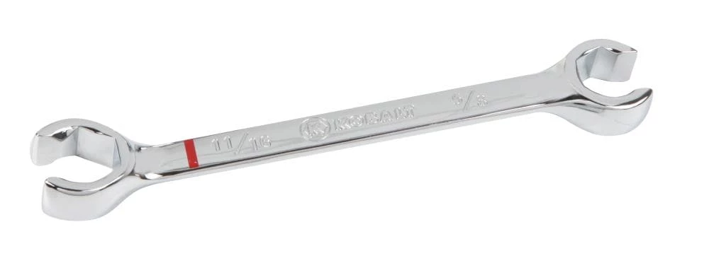 Kobalt Combination Wrenches & Sets 5/8-in x 11/16-in 6-point Standard (SAE) Flare Nut Open End Wrench 1 Kobalt Combination Wrenches & Sets 5/8-in x 11/16-in 6-point Standard (SAE) Flare Nut Open End Wrench