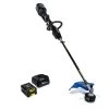 Kobalt Cordless Electric String Trimmers 80-Volt Max 16-in Straight Cordless String Trimmer with Attachment Capable and (Battery Included)