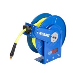 Hot Sale Kobalt Shop 34 Kobalt Air Compressor Hoses 3/8-in 50-ft Poly Hybrid Air Hose with Retractable Hose Reel