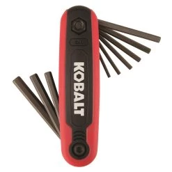 Kobalt Hex Keys & Torx Keys 9-key Standard (Sae) Folding Hex Key Set -Hot Sale Kobalt Shop 05000017