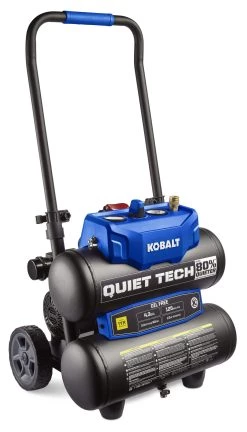 Hot Sale Kobalt Shop 28 Kobalt Air Compressors Quiet Tech 4.3-Gallon Single Stage Portable Electric Twin Stack Air Compressor
