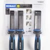 Kobalt Chisel Sets Side Strike Chisel Set 3-Pack Woodworking Chisels Set