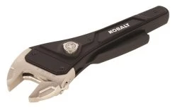 Kobalt Adjustable Wrenches Rapid adjust 8-in Steel and Plastic Adjustable Wrench