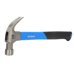 Kobalt Hammers 16-oz Smoothed Face Steel Head Fiberglass Claw Hammer -Hot Sale Kobalt Shop 08000377