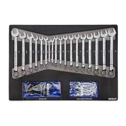 Kobalt Mechanics Tool Sets 300-Piece Standard (SAE) and Metric Combination Polished Chrome Mechanics Tool Set (1/4-in; 3/8-in) -Hot Sale Kobalt Shop 08236282