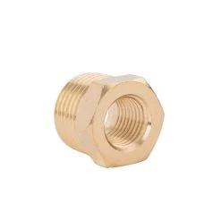 Kobalt Air Compressor Fittings NPT Brass Bushing Adapter 1/2-in (M) x 1/4-in (F) -Hot Sale Kobalt Shop 08614859