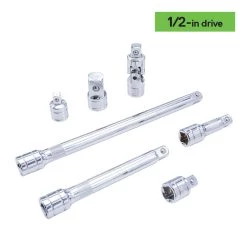 Kobalt Drive Tool & Socket Accessories 22-Piece 1/4-in, 3/8-in and 1/2-in drive tools Drive Accessory Set -Hot Sale Kobalt Shop 09616569