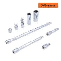 Kobalt Drive Tool & Socket Accessories 22-Piece 1/4-in, 3/8-in and 1/2-in drive tools Drive Accessory Set -Hot Sale Kobalt Shop 09616570