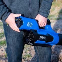 Kobalt Cordless Electric Leaf Blowers 80-volt Max 630-CFM Brushless Handheld Cordless Electric Leaf Blower (Tool Only) -Hot Sale Kobalt Shop 10216809