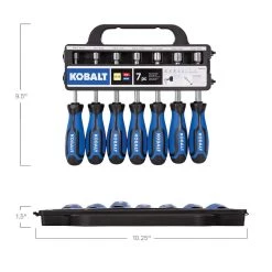 Kobalt Nut Driver Sets 7-Piece Metric and SAE Spline Nut Driver Set 11 Kobalt Nut Driver Sets 7-Piece Metric and SAE Spline Nut Driver Set -Hot Sale Kobalt Shop 10281570