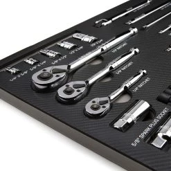 Kobalt Mechanics Tool Sets 300-Piece Standard (SAE) and Metric Combination Polished Chrome Mechanics Tool Set (1/4-in; 3/8-in) -Hot Sale Kobalt Shop 10442450