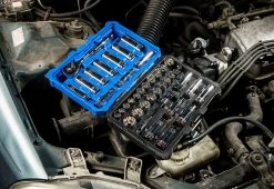 Kobalt Mechanics Tool Sets 40-Piece Standard (SAE) and Metric Combination Polished Chrome Mechanics Tool Set (3/8-in) -Hot Sale Kobalt Shop 11255120 scaled