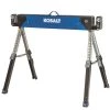 Kobalt Saw Horses 42-in W x 32-in H Adjustable Steel Saw Horse (1100-lb Capacity)