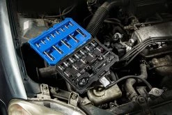 Kobalt Mechanics Tool Sets 30-Piece Standard (SAE) and Metric Combination Polished Chrome Mechanics Tool Set (3/8-in) -Hot Sale Kobalt Shop 11294852 scaled