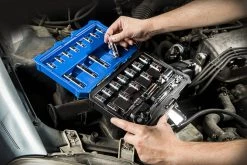 Kobalt Mechanics Tool Sets 30-Piece Standard (SAE) and Metric Combination Polished Chrome Mechanics Tool Set (3/8-in) -Hot Sale Kobalt Shop 11294854 scaled