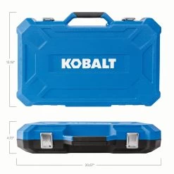 Kobalt Impact Sockets & Impact Socket Sets 55-Piece Standard (SAE) and Metric Combination 1/2-in Drive Set 6-Point Impact Socket Set -Hot Sale Kobalt Shop 11328541 scaled