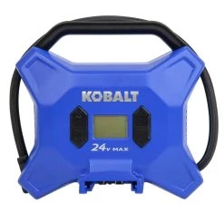 Hot Sale Kobalt Shop 32 Kobalt Air Inflators Kobalt 24 Volt cordless high pressure inflator 24-Volt Lithium Ion (Li-Ion) Air Inflator (Power Source: Battery)