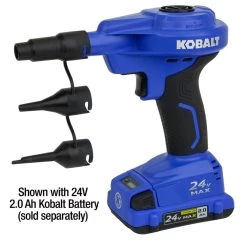 Kobalt Air Inflators 24V Cordless High Volume Inflator 24-Volt Lithium Ion (Li-Ion) Air Inflator (Power Source: Battery) -Hot Sale Kobalt Shop 11629465