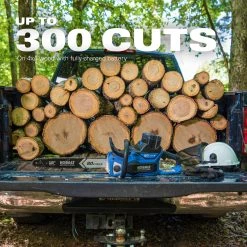Kobalt Cordless Electric Chainsaws 80-Volt Max 18-in Brushless Cordless Electric Chainsaw 5 Ah (Battery & Charger Included) -Hot Sale Kobalt Shop 12049907