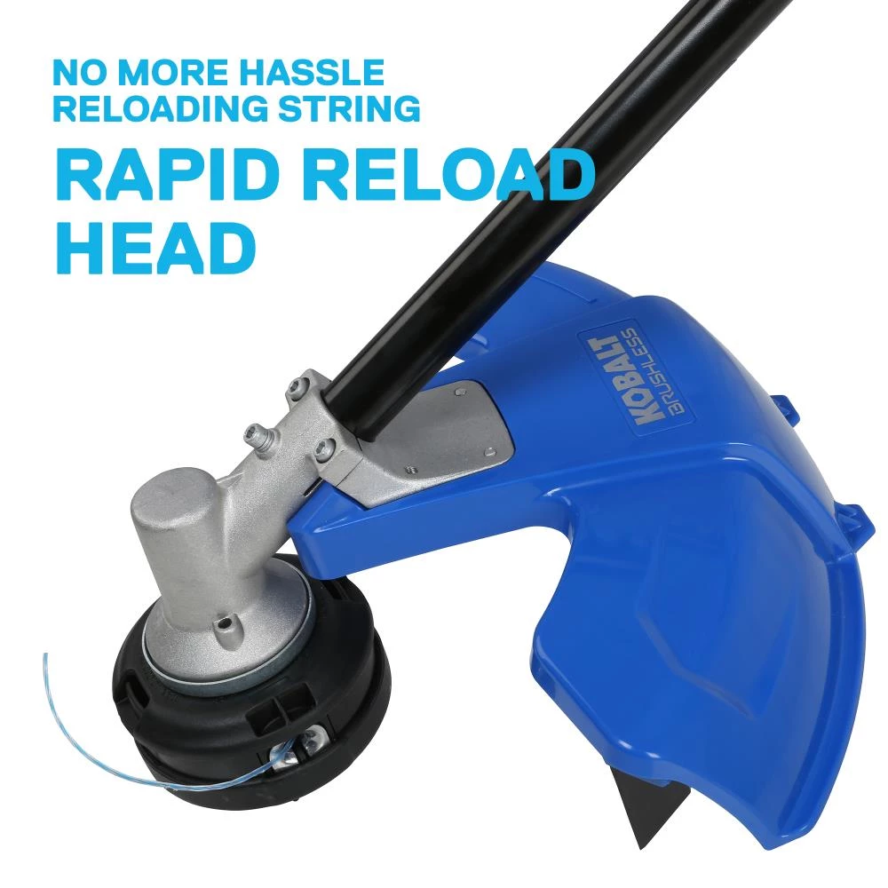 Kobalt Cordless Electric String Trimmers 40-Volt Max 16-in Straight Cordless String Trimmer with Attachment Capable and (Battery Included) 5 Kobalt Cordless Electric String Trimmers 40-Volt Max 16-in Straight Cordless String Trimmer with Attachment Capable and (Battery Included) - Image 5