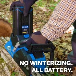 Kobalt Cordless Electric Chainsaws 80-Volt Max 18-in Brushless Cordless Electric Chainsaw 5 Ah (Battery & Charger Included) -Hot Sale Kobalt Shop 12158300
