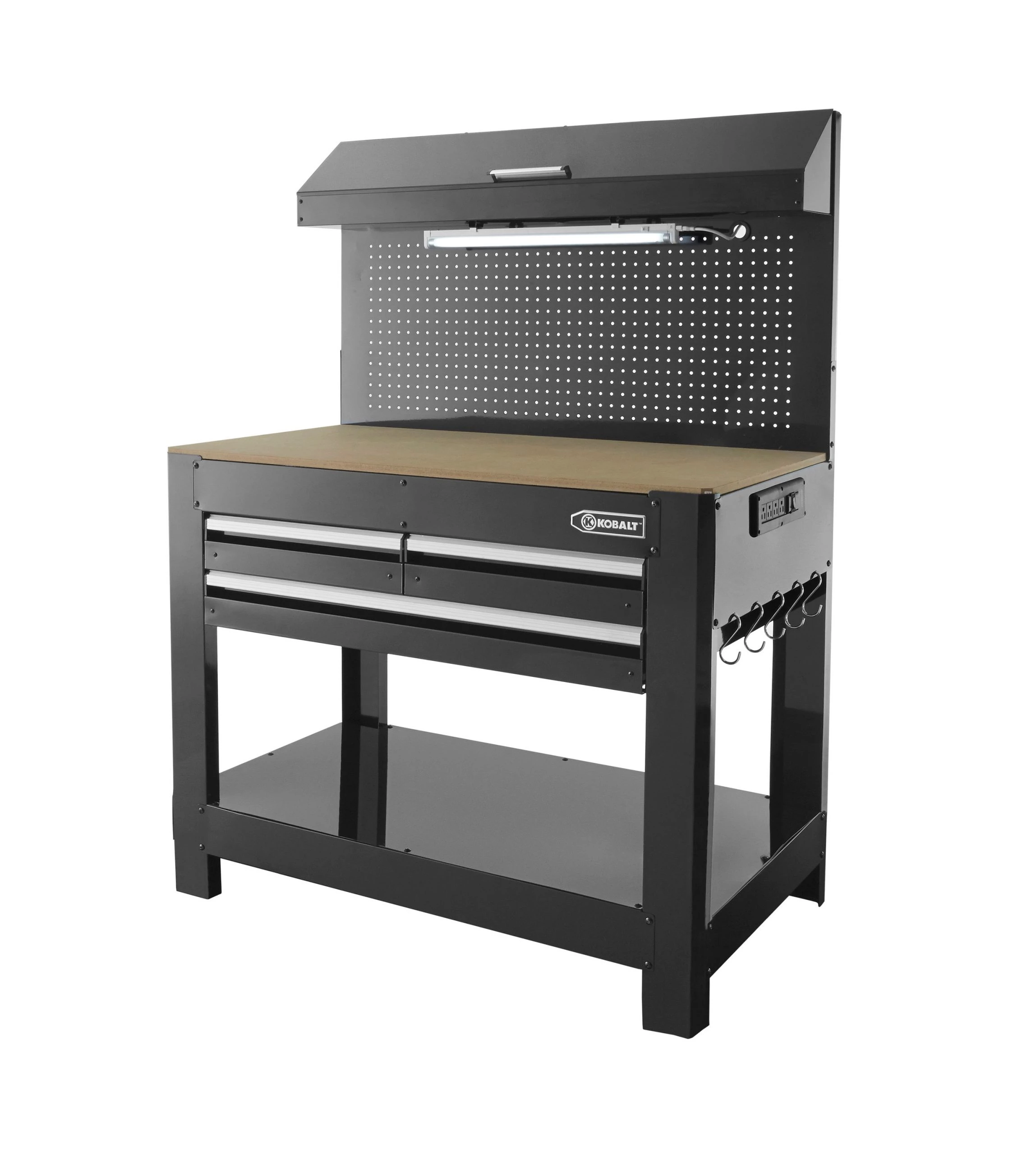 Kobalt Work Benches 45-in W x 36-in H 3-Drawer Wood Work Bench 2 Kobalt Work Benches 45-in W x 36-in H 3-Drawer Wood Work Bench - Image 2