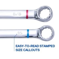 Kobalt Combination Wrenches & Sets 30-Piece Set 12-point Standard (SAE) and Metric Combination Standard Combination Wrench Set -Hot Sale Kobalt Shop 15484715