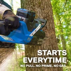 Kobalt Cordless Electric Chainsaws 80-Volt Max 18-in Brushless Cordless Electric Chainsaw 5 Ah (Battery & Charger Included) -Hot Sale Kobalt Shop 15925091