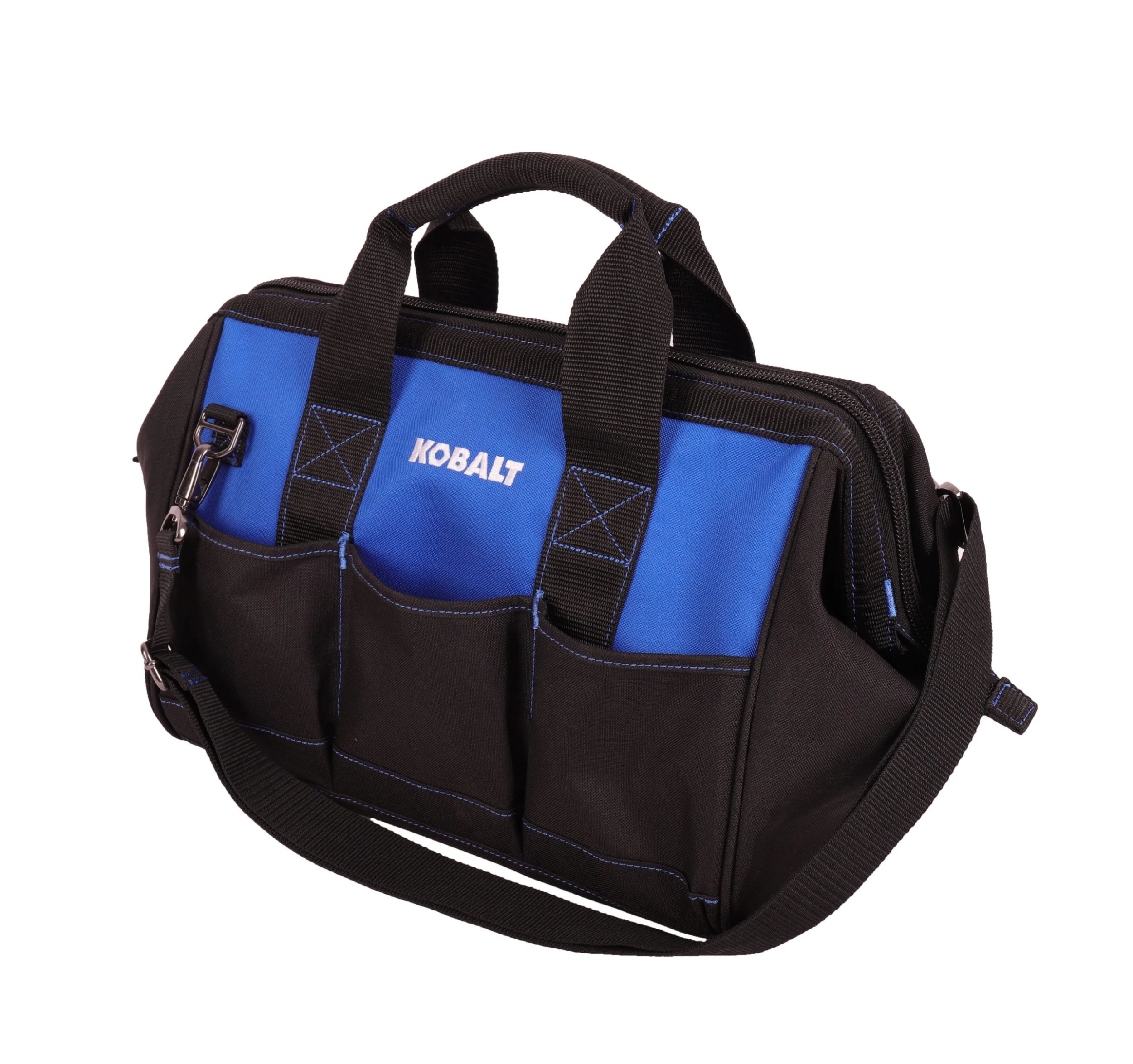 Kobalt Tool Bags Blue Black Polyester 15-in Tool Bag 1 Kobalt Tool Bags Blue Black Polyester 15-in Tool Bag