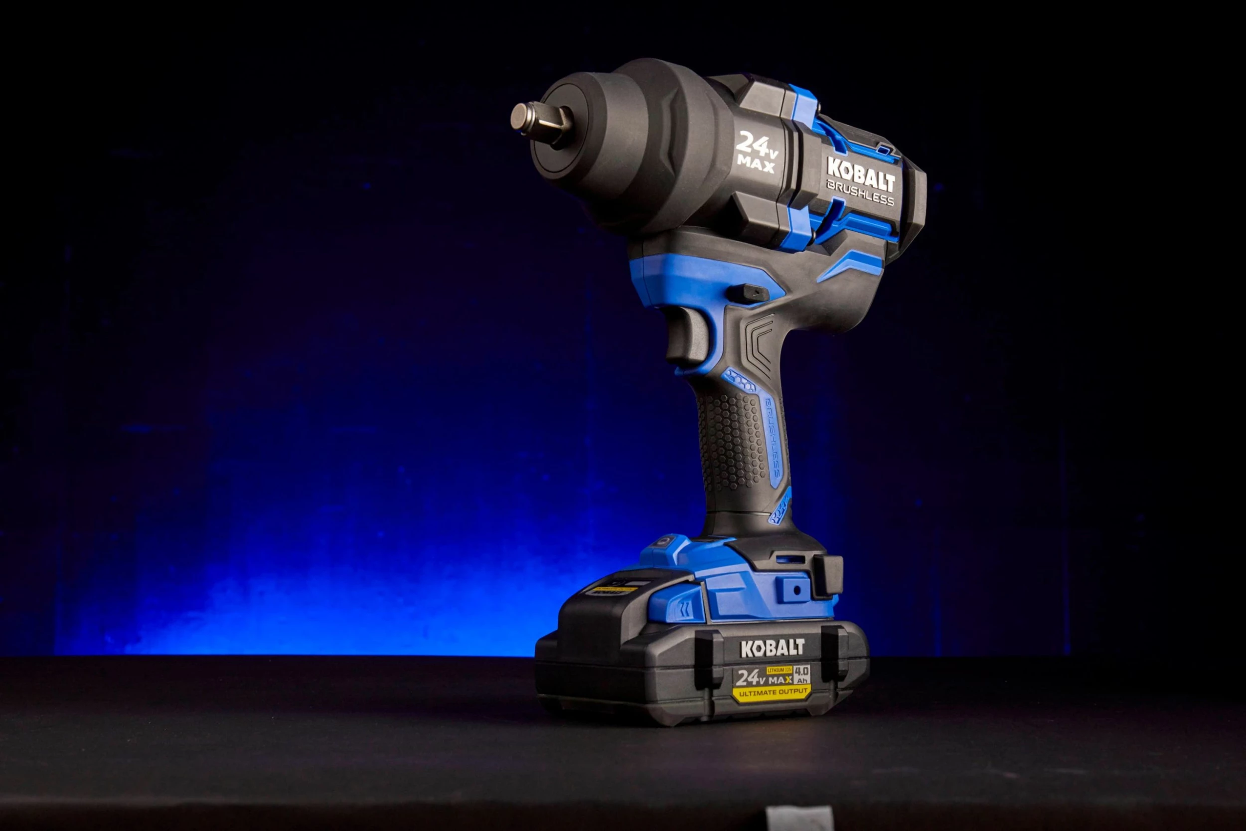 Kobalt Impact Wrenches 24-Volt XTR Variable Speed Brushless 1/2-in Drive Cordless Impact Wrench (1-Battery Included) 2 Kobalt Impact Wrenches 24-Volt XTR Variable Speed Brushless 1/2-in Drive Cordless Impact Wrench (1-Battery Included) - Image 2