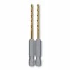Kobalt Twist Drill Bits 2-Piece 3/32-in 2-1/2-in Titanium Coated Hss Twist Drill Bit