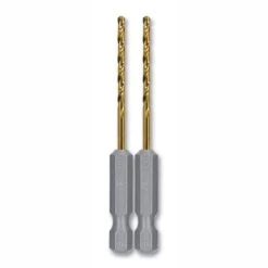 Kobalt Twist Drill Bits 2-Piece 3/32-in 2-1/2-in Titanium Coated Hss Twist Drill Bit