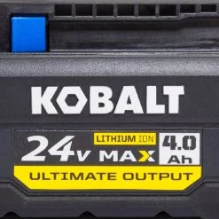 Kobalt Power Tool Batteries & Chargers Ultimate Output 24-Volt Max 4 Amp-Hour Lithium Power Tool Battery 7 Kobalt Power Tool Batteries & Chargers Ultimate Output 24-Volt Max 4 Amp-Hour Lithium Power Tool Battery -Hot Sale Kobalt Shop 16994371