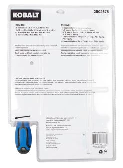 Kobalt Screwdrivers 10-Piece Plastic Handle Magnetic Set Screwdriver Set -Hot Sale Kobalt Shop 17117347