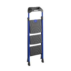 Kobalt Step Stools 3-Step 300-lb Capacity Black Steel Foldable Step Stool 12 Kobalt Step Stools 3-Step 300-lb Capacity Black Steel Foldable Step Stool -Hot Sale Kobalt Shop 17787987