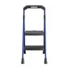 Kobalt Step Stools 2-Step 300-lb Capacity Black Steel Foldable Step Stool