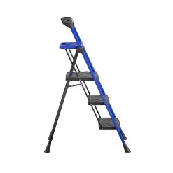 Kobalt Step Stools 3-Step 300-lb Capacity Black Steel Foldable Step Stool 15 Kobalt Step Stools 3-Step 300-lb Capacity Black Steel Foldable Step Stool -Hot Sale Kobalt Shop 17788341