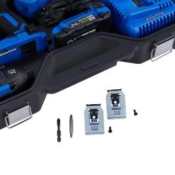 Kobalt Power Tool Combo Kits XTR 3-Tool 24-Volt Max Brushless Power Tool Combo Kit with Hard Case (2-Batteries Included and Charger Included) -Hot Sale Kobalt Shop 40321865