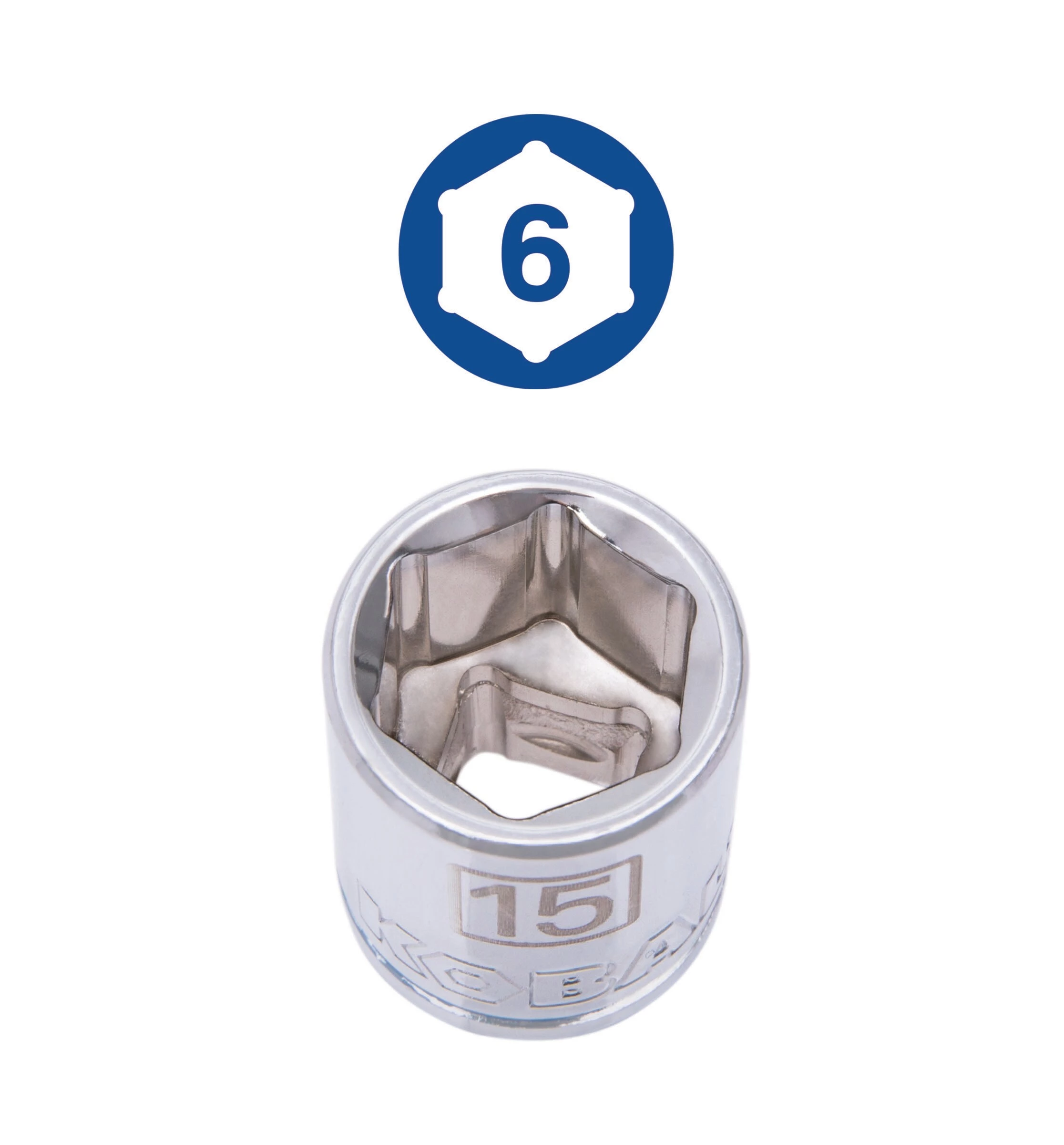 Kobalt Mechanics Tool Sets Centennial 100-Piece Standard (SAE) and Metric Combination Polished Chrome Mechanics Tool Set (1/4-in; 3/8-in) 9 Kobalt Mechanics Tool Sets Centennial 100-Piece Standard (SAE) and Metric Combination Polished Chrome Mechanics Tool Set (1/4-in; 3/8-in) - Image 9