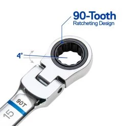 Kobalt Ratchet Wrenches & Sets 8-Piece Set 12-Point Metric Flexible Head Ratchet Wrench Set -Hot Sale Kobalt Shop 40902051