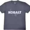 Kobalt Work Shirts Men's Medium Textured Cotton Short sleeve Graphic T-shirt Work Shirt