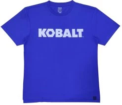 Kobalt Work Shirts Men's XX-Large Textured Cotton Short sleeve Graphic T-shirt Work Shirt