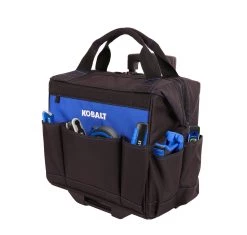 Kobalt Tool Bags Blue Black Polyester 14-in Rolling Tool Bag -Hot Sale Kobalt Shop 42143578 scaled