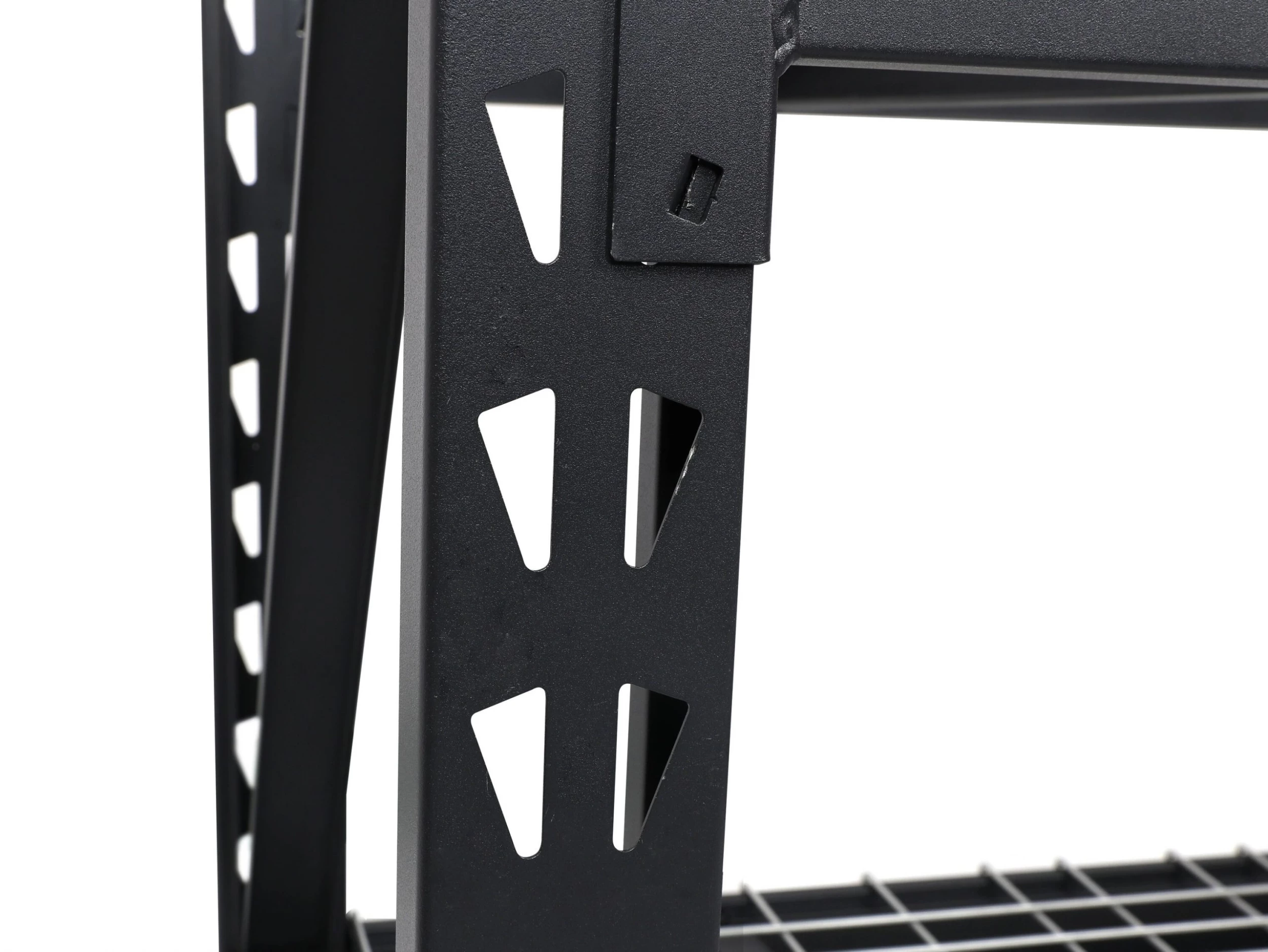 Kobalt Freestanding Shelving Units 77-in W x 24-in D x 72-in H 4-Tier Heavy Duty Steel Utility 8 Kobalt Freestanding Shelving Units 77-in W x 24-in D x 72-in H 4-Tier Heavy Duty Steel Utility - Image 8