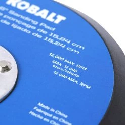 Kobalt Air Compressor Accessories 6-in Sanding Pad -Hot Sale Kobalt Shop 42208140