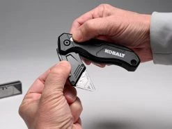 Kobalt Utility Knives Speed Release 10-Blade Folding Utility Knife with On Tool Blade Storage 12 Kobalt Utility Knives Speed Release 10-Blade Folding Utility Knife with On Tool Blade Storage -Hot Sale Kobalt Shop 42245122